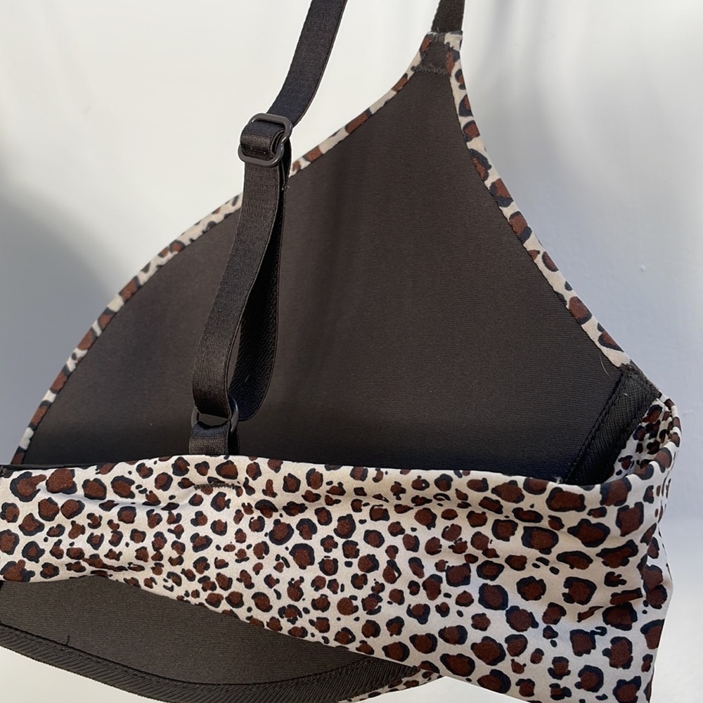CALVIN KLEIN leopard cheetah print padded bra - Picture 6 of 14